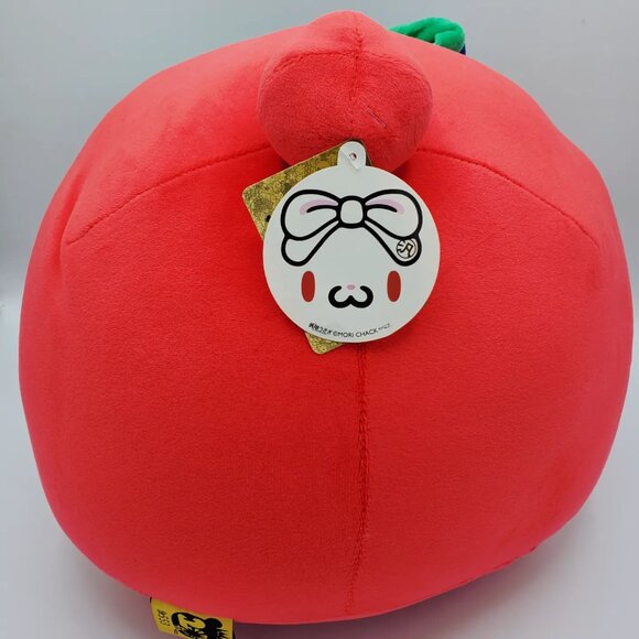 Chax GP Rabbit Manju Plush (Cherry Pattern Red) - Picture 4 of 6
